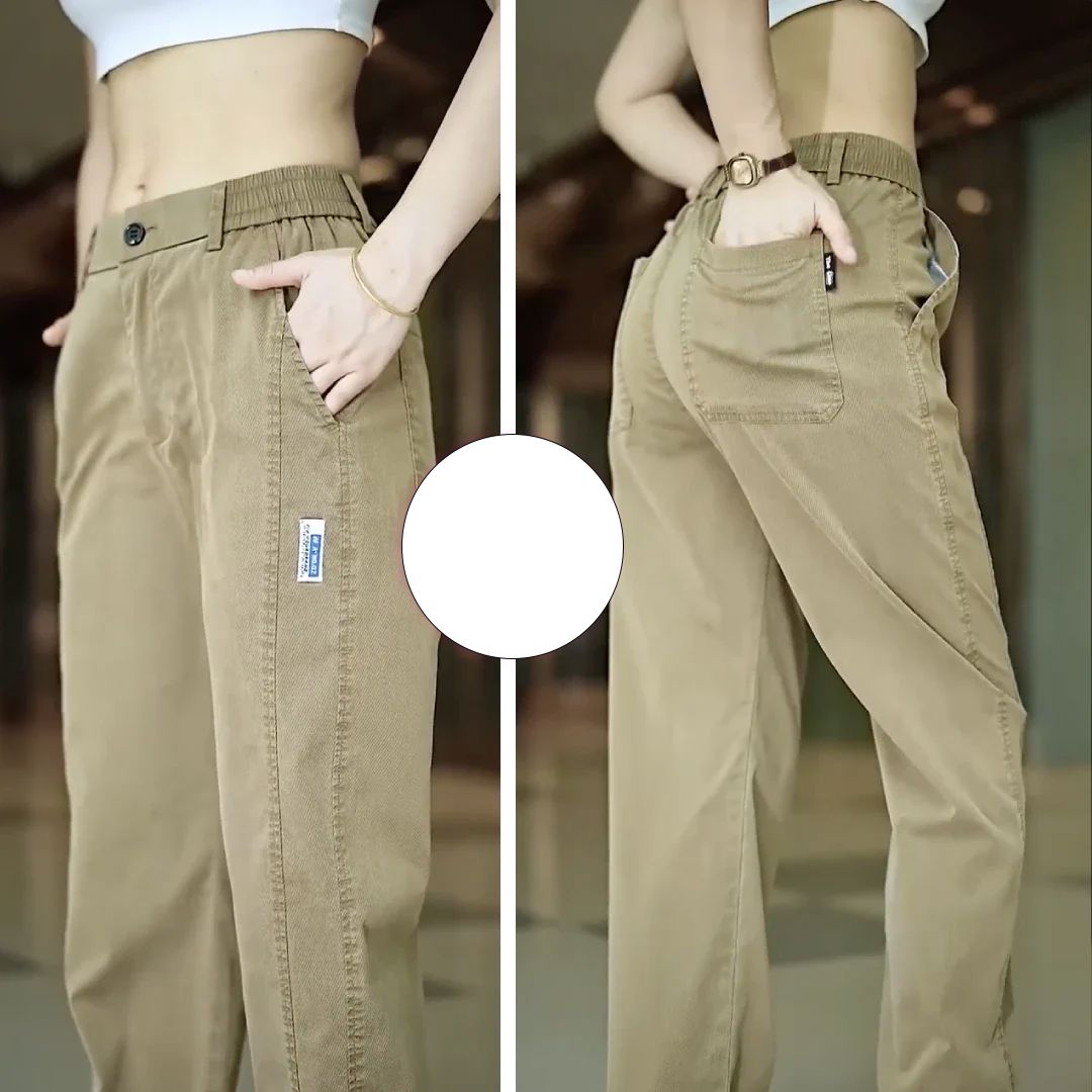 Calça Feminina Aurora em Malha de Seda Gelo e Poliéster (Sua Nova Peça Favorita!)