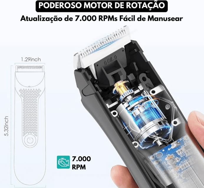 Máquina de Barbear ShavePro Elisya + Brinde