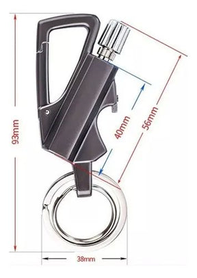 (PAGUE 1 E LEVE 2) Chaveiro-Isqueiro Tactical Pro