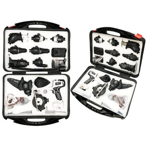 PowerMax Pro Kit 10 em 1  - Parafusadeira Furadeira Lixadeira Serra Martelete Elétrico Espatulas