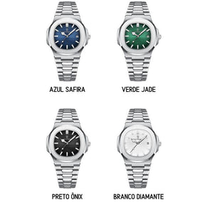 Relógio Masculino Fusion Luxury - [Compre 1 Leve 2]