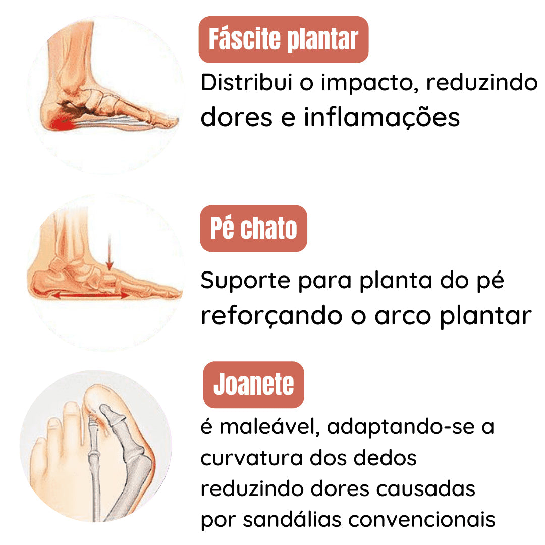 Sandália Feminina Confortável - Louise