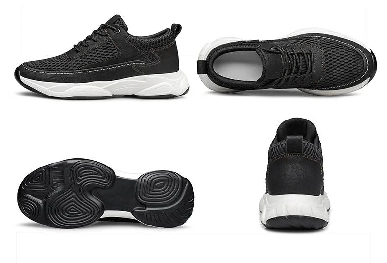 Tênis Respirável Masculino Eleva Altura – Conforto Ortopédico
